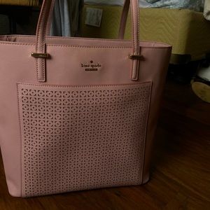 This is a pink Kate Spade tote, never used, has sat in my closest for months
